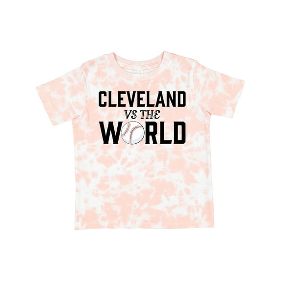 Inktastic Cleveland Vs. the World with Baseball Boys or Girls Toddler T-Shirt