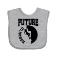thumbnail image 1 of Inktastic Climbing Future Climber Boys or Girls Baby Bib, 1 of 4
