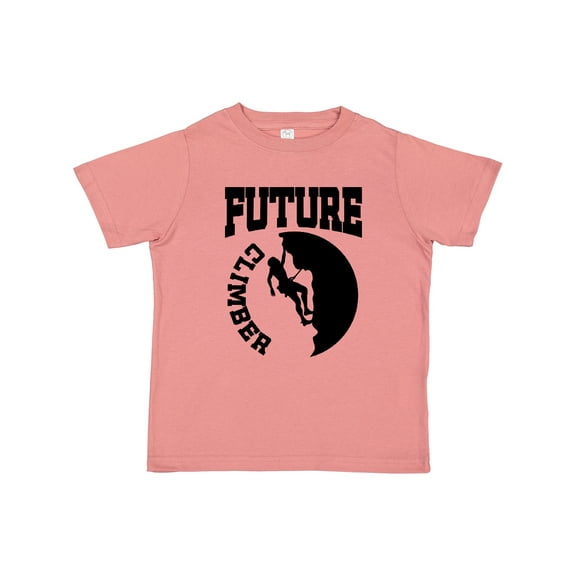 Inktastic Climbing Future Climber Boys or Girls Toddler T-Shirt