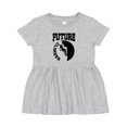 thumbnail image 1 of Inktastic Climbing Future Climber Girls Baby Dress, 1 of 5