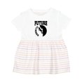 thumbnail image 1 of Inktastic Climbing Future Climber Girls Baby Dress, 1 of 5