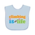 thumbnail image 1 of Inktastic Climbing Is My Life Boys or Girls Baby Bib, 1 of 4