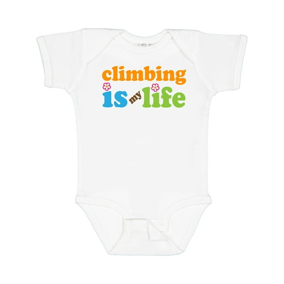 Inktastic Climbing is My Life Boys or Girls Baby Bodysuit