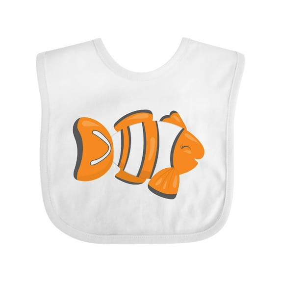 Inktastic Clown Fish Boys or Girls Baby Bib