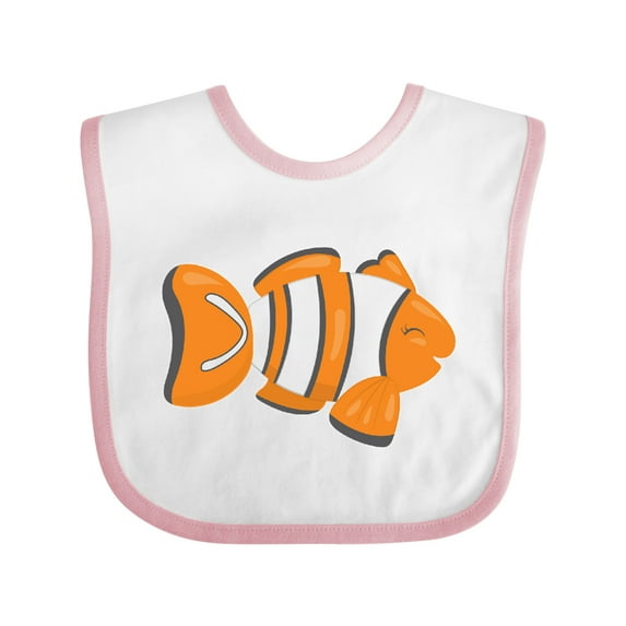 Inktastic Clown Fish Boys or Girls Baby Bib