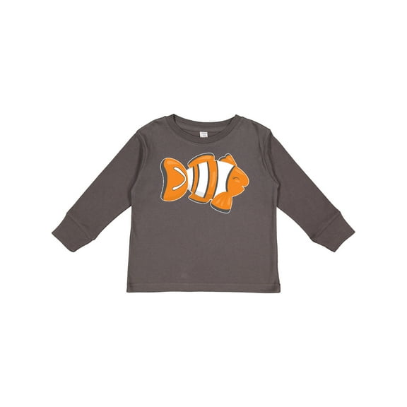 Inktastic Clown Fish Boys or Girls Long Sleeve Toddler T-Shirt
