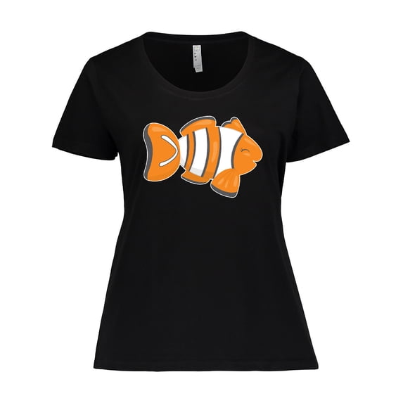 Inktastic Clown Fish Women's Plus Size T-Shirt