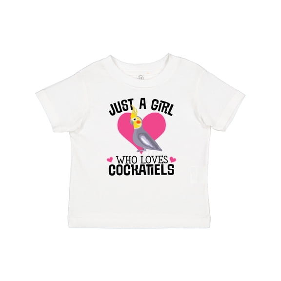 Inktastic Cockatiel Just A Girl Who Loves Girls Baby T-Shirt