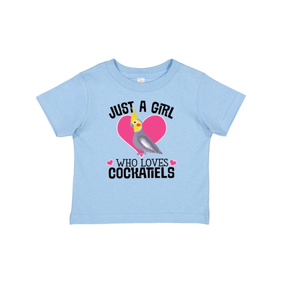 Inktastic Cockatiel Just A Girl Who Loves Girls Baby T-Shirt