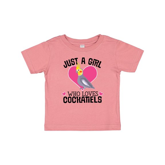 Inktastic Cockatiel Just A Girl Who Loves Girls Baby T-Shirt
