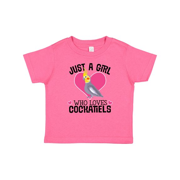 Inktastic Cockatiel Just A Girl Who Loves Girls Baby T-Shirt