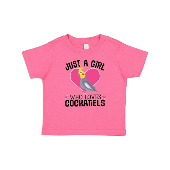 Inktastic Cockatiel Just A Girl Who Loves Girls Baby T-Shirt