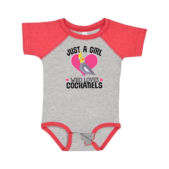 Inktastic Cockatiel Just a Girl Who Loves Girls Baby Bodysuit