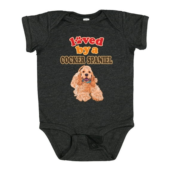 Inktastic Cocker Spaniel Dog Lover Boys or Girls Baby Bodysuit