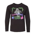 thumbnail image 1 of Inktastic Cocoa Beach Florida Cute Swimming Manatee Long Sleeve Youth T-Shirt, 1 of 5