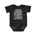 thumbnail image 1 of Inktastic Colon Cancer Awareness Ribbon Boys or Girls Baby Bodysuit, 1 of 5
