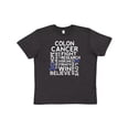 thumbnail image 1 of Inktastic Colon Cancer Awareness Ribbon Youth T-Shirt, 1 of 5