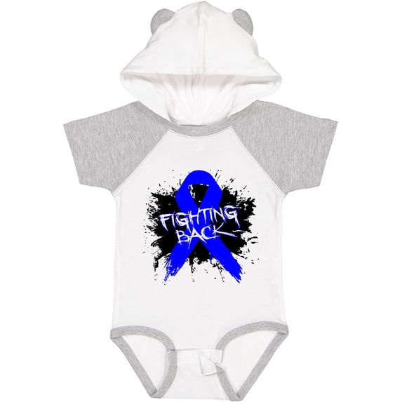 Inktastic Colon Cancer Fighting Back Boys or Girls Baby Bodysuit