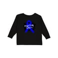 thumbnail image 1 of Inktastic Colon Cancer Fighting Back Boys or Girls Long Sleeve Toddler T-Shirt, 1 of 5