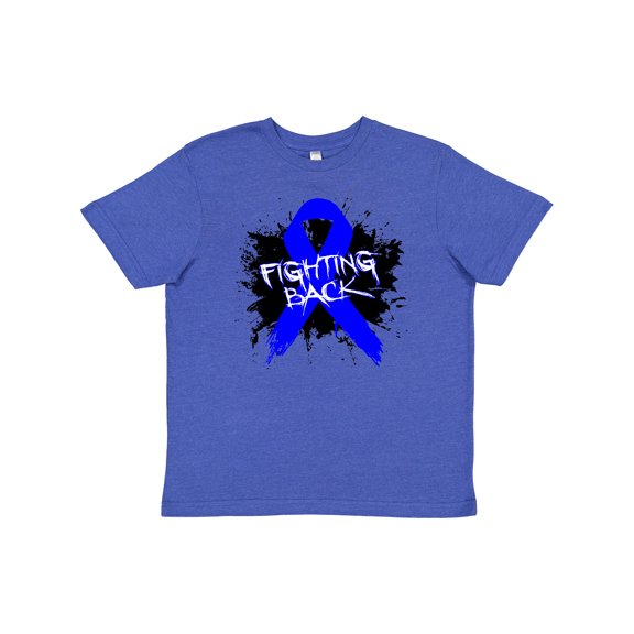 Inktastic Colon Cancer Fighting Back Youth T-Shirt