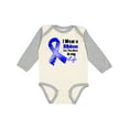 thumbnail image 1 of Inktastic Colon Cancer Ribbon Hero in My Life Boys or Girls Long Sleeve Baby Bodysuit, 1 of 5