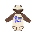 thumbnail image 1 of Inktastic Colon Cancer Ribbon Hero in My Life Boys or Girls Long Sleeve Baby Bodysuit, 1 of 5