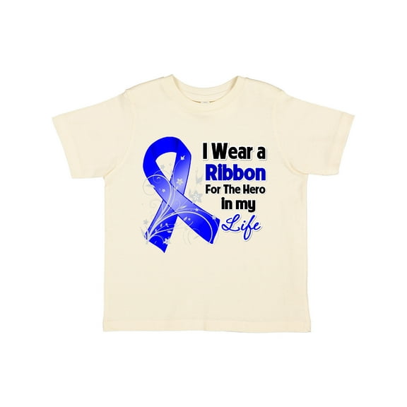 Inktastic Colon Cancer Ribbon Hero in My Life Boys or Girls Toddler T-Shirt
