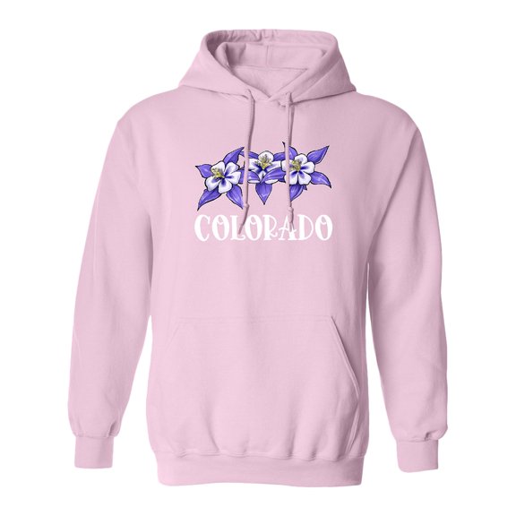 Inktastic Colorado Columbine Flowers Adult Hoodie Sweatshirt
