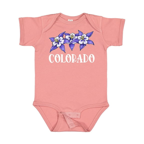Inktastic Colorado Columbine Flowers Boys or Girls Baby Bodysuit