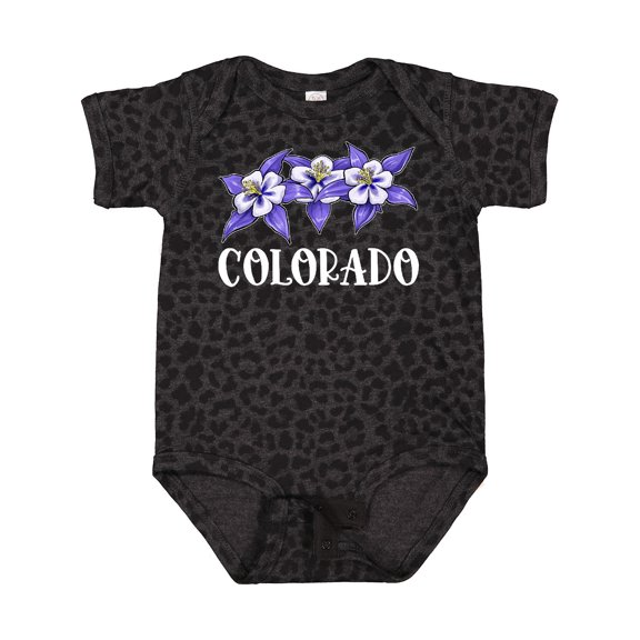 Inktastic Colorado Columbine Flowers Boys or Girls Baby Bodysuit