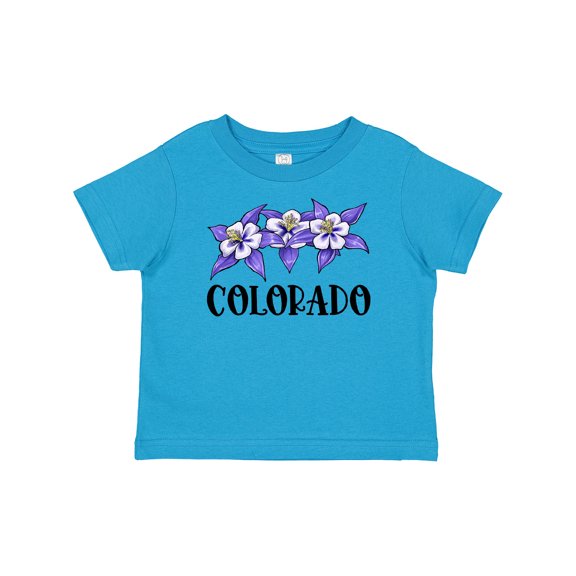 Inktastic Colorado Columbine Flowers Boys or Girls Baby T-Shirt