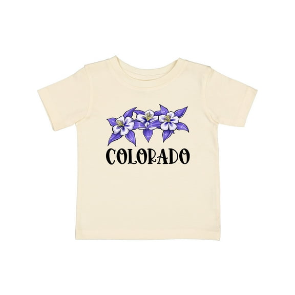 Inktastic Colorado Columbine Flowers Boys or Girls Baby T-Shirt