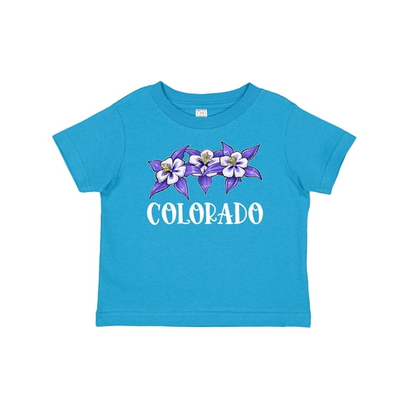 Inktastic Colorado Columbine Flowers Boys or Girls Baby T-Shirt