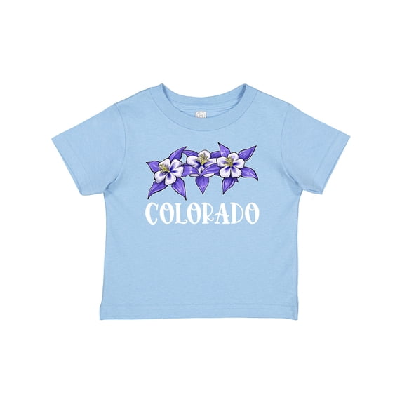 Inktastic Colorado Columbine Flowers Boys or Girls Baby T-Shirt