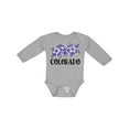 thumbnail image 1 of Inktastic Colorado Columbine Flowers Boys or Girls Long Sleeve Baby Bodysuit, 1 of 5