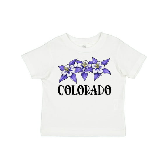 Inktastic Colorado Columbine Flowers Boys or Girls Toddler T-Shirt
