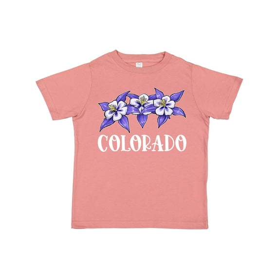 Inktastic Colorado Columbine Flowers Boys or Girls Toddler T-Shirt