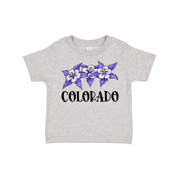 Inktastic Colorado Columbine Flowers Boys or Girls Toddler T-Shirt