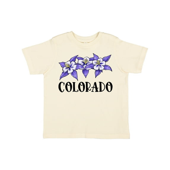 Inktastic Colorado Columbine Flowers Boys or Girls Toddler T-Shirt