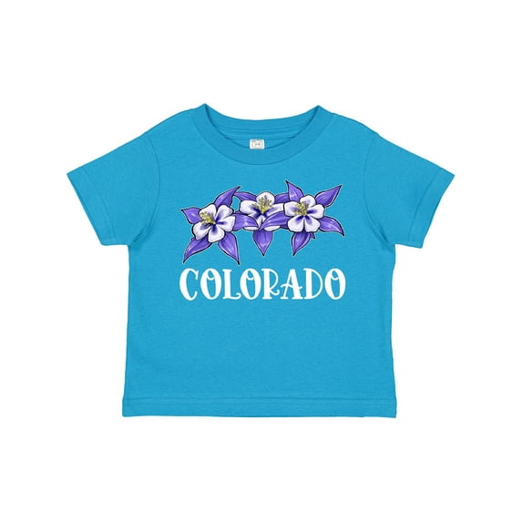 Inktastic Colorado Columbine Flowers Boys or Girls Toddler T-Shirt