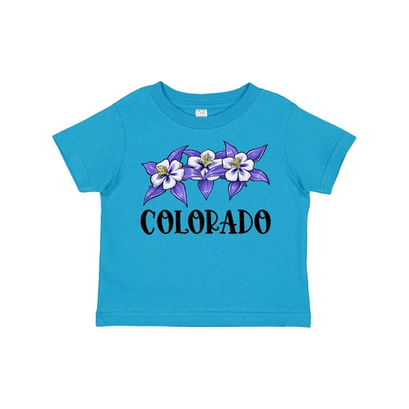 Inktastic Colorado Columbine Flowers Boys or Girls Toddler T-Shirt