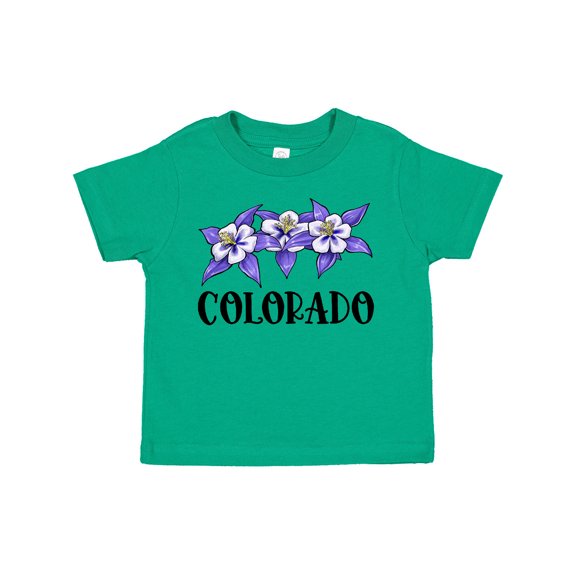 Inktastic Colorado Columbine Flowers Boys or Girls Toddler T-Shirt