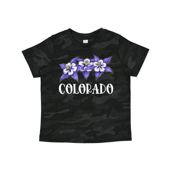 Inktastic Colorado Columbine Flowers Boys or Girls Toddler T-Shirt