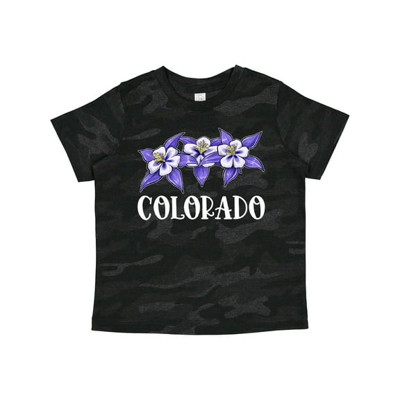 Inktastic Colorado Columbine Flowers Boys or Girls Toddler T-Shirt