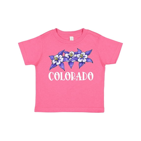 Inktastic Colorado Columbine Flowers Boys or Girls Toddler T-Shirt