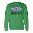 thumbnail image 1 of Inktastic Colorado Columbine Flowers Long Sleeve T-Shirt, 1 of 5