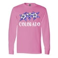 thumbnail image 1 of Inktastic Colorado Columbine Flowers Long Sleeve T-Shirt, 1 of 5