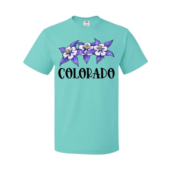 Inktastic Colorado Columbine Flowers T-Shirt