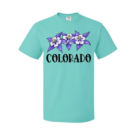 Inktastic Colorado Columbine Flowers T-Shirt
