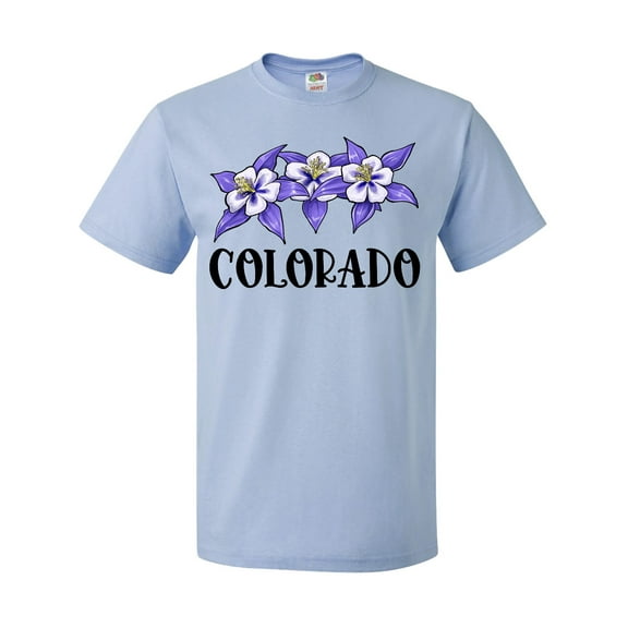 Inktastic Colorado Columbine Flowers T-Shirt